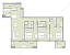 Планировка 3-комнатная квартира 138.8 м2 в ЖК V1TER Residence
